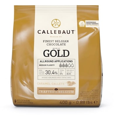 Callebaut Gold 30,4% 400 gr.1