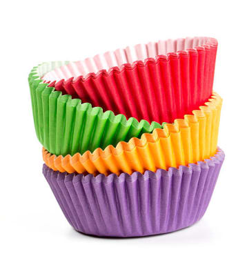 Cápsulas Cupcake Colores 80 Unidades