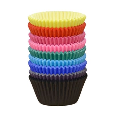 Cápsulas Minicupcake Colores 100 unidades1