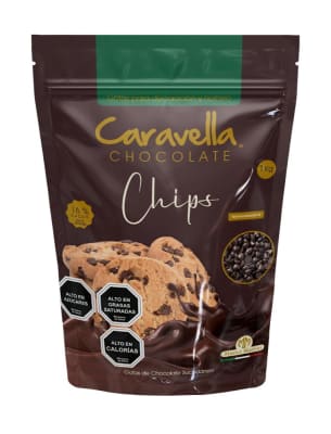 Chip de Chocolate Caravella 1 kg.