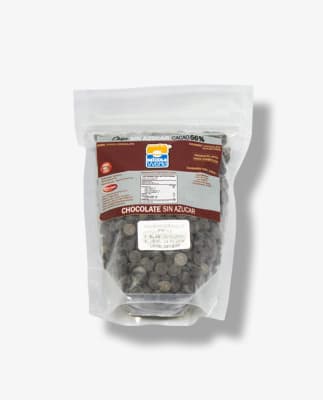 Chips de Chocolate Sin azúcar 56% Cacao 200 gr. Chocono1