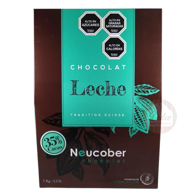 Neucober Leche 35% Cacao 1 kg.