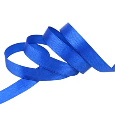 Cinta de Raso 1 cm. Azul 10 Metros