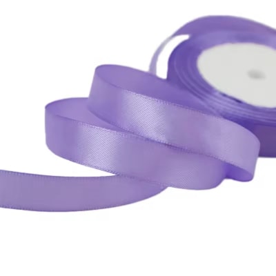 Cinta de Raso 1 cm. Lila 10 Metros