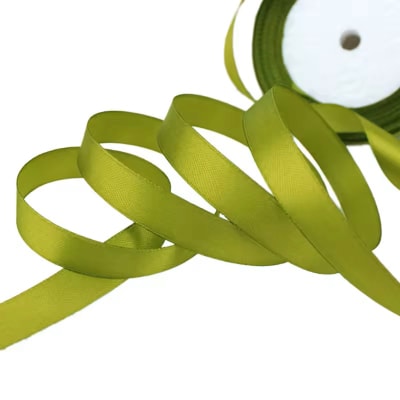 Cinta de Raso 1 cm. Verde Pistacho 10 Metros