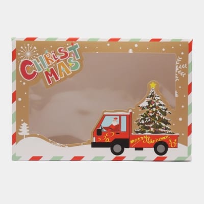 Set Cajas Navidad N°3 Camión de Santa Rayas 4 Unidades1