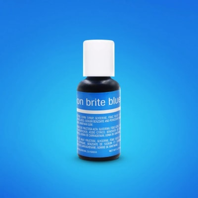 Colorante Gel Neón Brite Blue Chefmaster 20 gr.