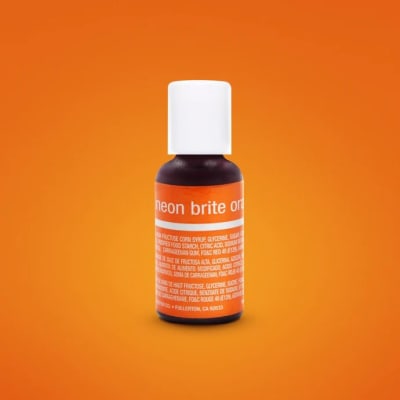 Colorante Gel Neón Brite Orange Chefmaster 20 gr.