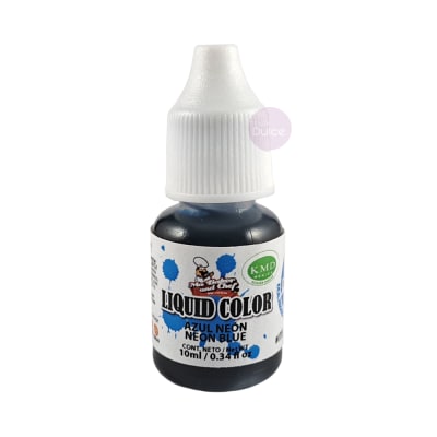 Colorante Liquid Color Azul Neón Ma Baker and Chef 10 ml.