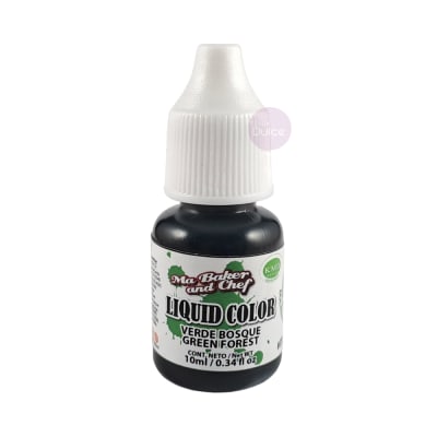 Colorante Liquid Color Verde Bosque Ma Baker and Chef 10 ml.