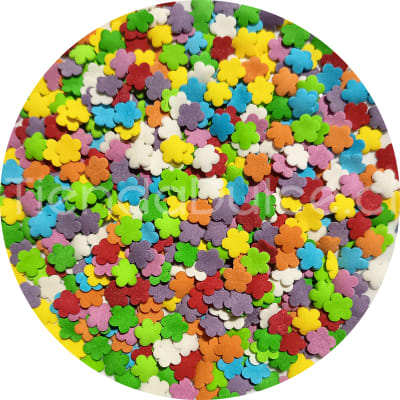 Decoración Confetti Mix Flores Colores 70 gr.