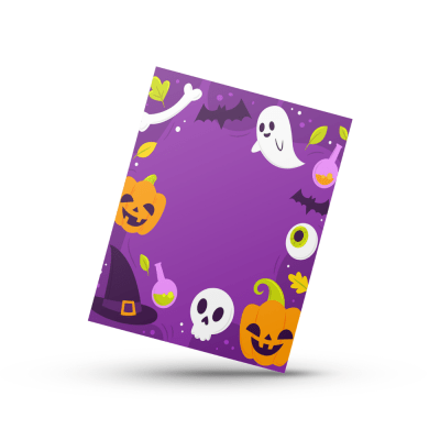Cookie Card 10x8,5 cm. Halloween N°3 - 10 Unidades1