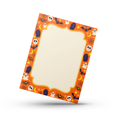 Cookie Card 10x13 cm. Halloween N°4 - 10 Unidades