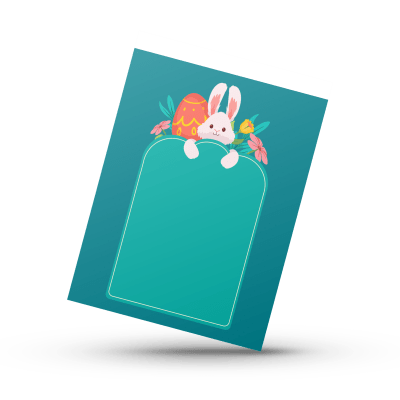 Cookie Card 10x13 cm. Pascua N°5 - 10 Unidades1