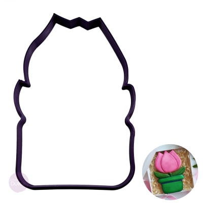 Cortador Plástico Flor Galletón N°61