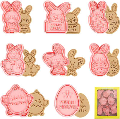 Set Cortador Marcador Pascua N°5 8 Diseños