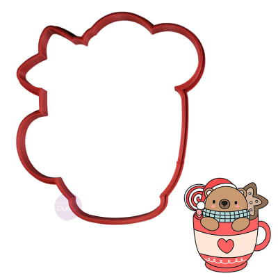 Cortador Taza Osito Plástico1