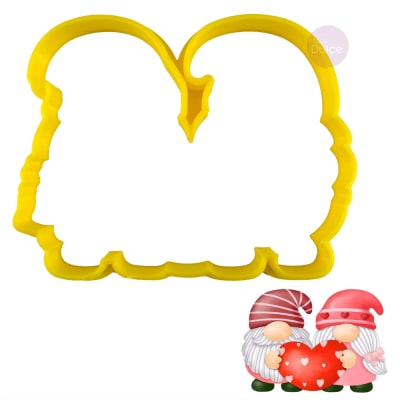 Cortador Plástico Pareja de Gnomos1