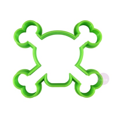 Cortador Plástico Calavera con Huesos