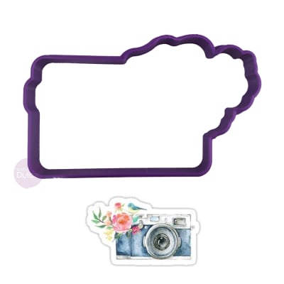 Cortador Plástico Camara y Flores1