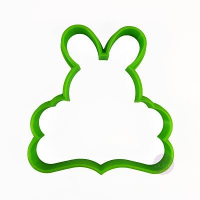 Cortador Plástico Conejo Con Mensaje N°3