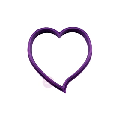 Cortador Plástico Corazón 5 cm.
