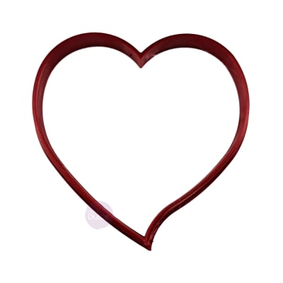 Cortador Plástico Corazón 8 cm.1