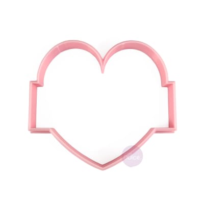 Cortador Plástico Corazón con Mensaje N°21