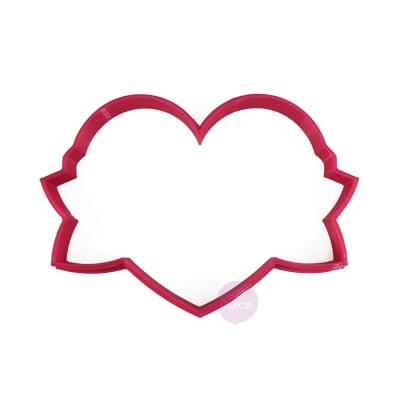 Cortador Plástico Corazón con Mensaje N°31