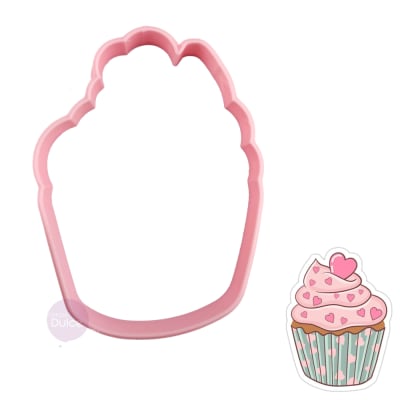 Cortador Plástico Cupcake N°21