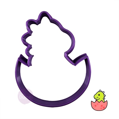 Cortador Plástico Dinosaurio N°10