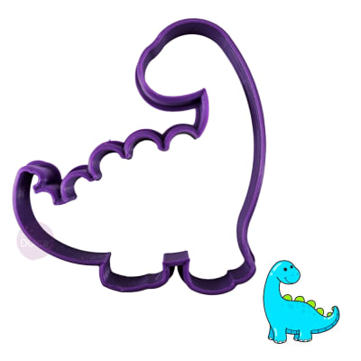 Cortador Plástico Dinosaurio N°81