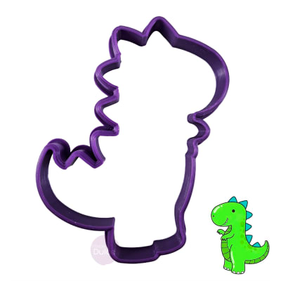 Cortador Plástico Dinosaurio N°91