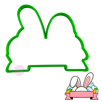 Cortador Plástico Galletón Letrero Orejas