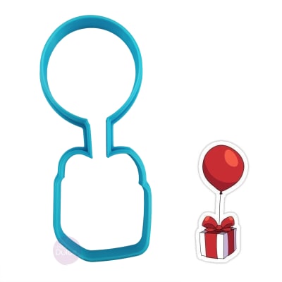 Cortador Plástico Regalo y Globo1