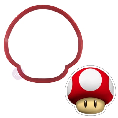 Cortador Plástico Honguito Mario1