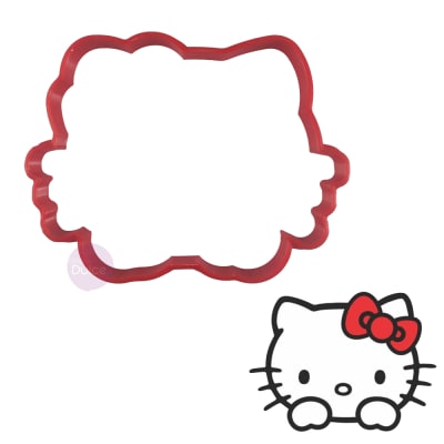 Cortador Plástico Kitty Cara