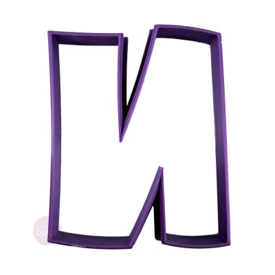 Cortador Plástico Letra N1