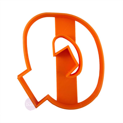 Cortador Plástico Letra Q1