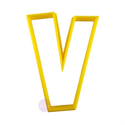 Cortador Plástico Letra V1