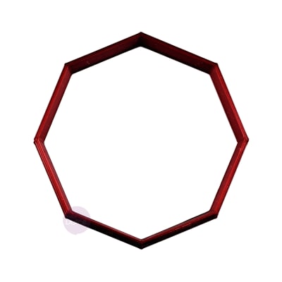 Cortador Plástico Octágono 8 cm.1