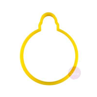 Cortador Plástico Bola Adorno Navidad1