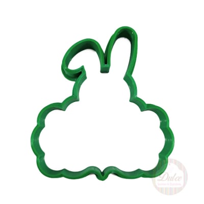 Cortador Plástico Conejo con Mensaje N°1