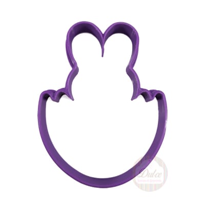 Cortador Plástico Conejo en Huevo