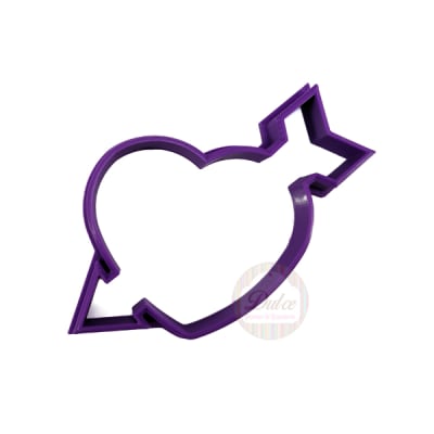 Cortador Plástico Corazón con Flecha1