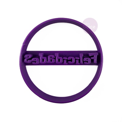 Cortador Plástico Felicidades