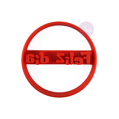 Cortador Plástico Feliz Día