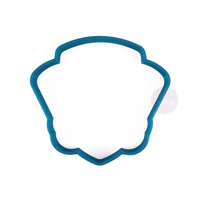 Cortador Plástico Escudo Paw Patrol1