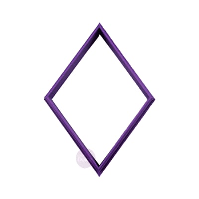 Cortador Plástico Rombo 8 cm.
