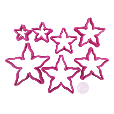 Cortador Plástico Caliz de Flor 7 Piezas1